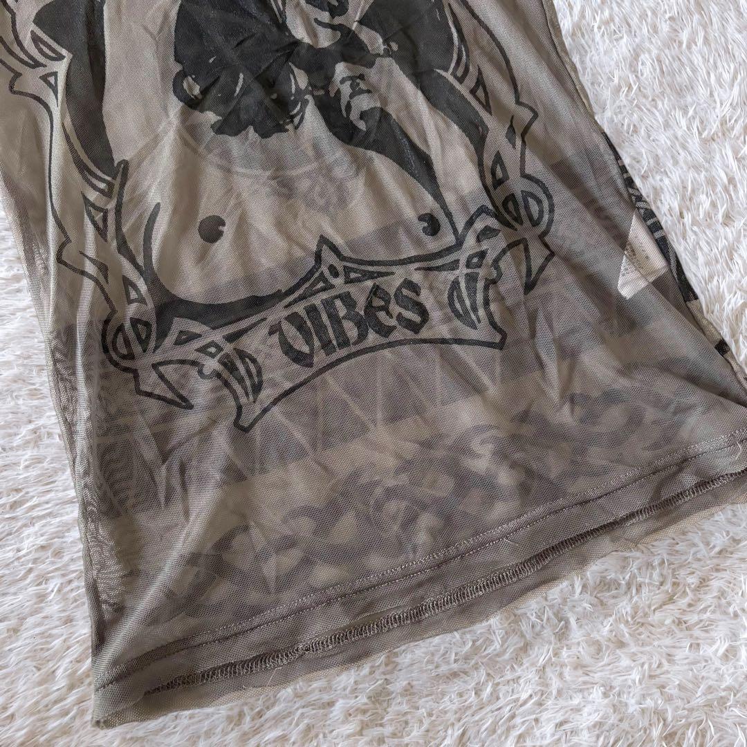 HYSTERICS ヒスガール パワーネット メッシュ シアー トップス