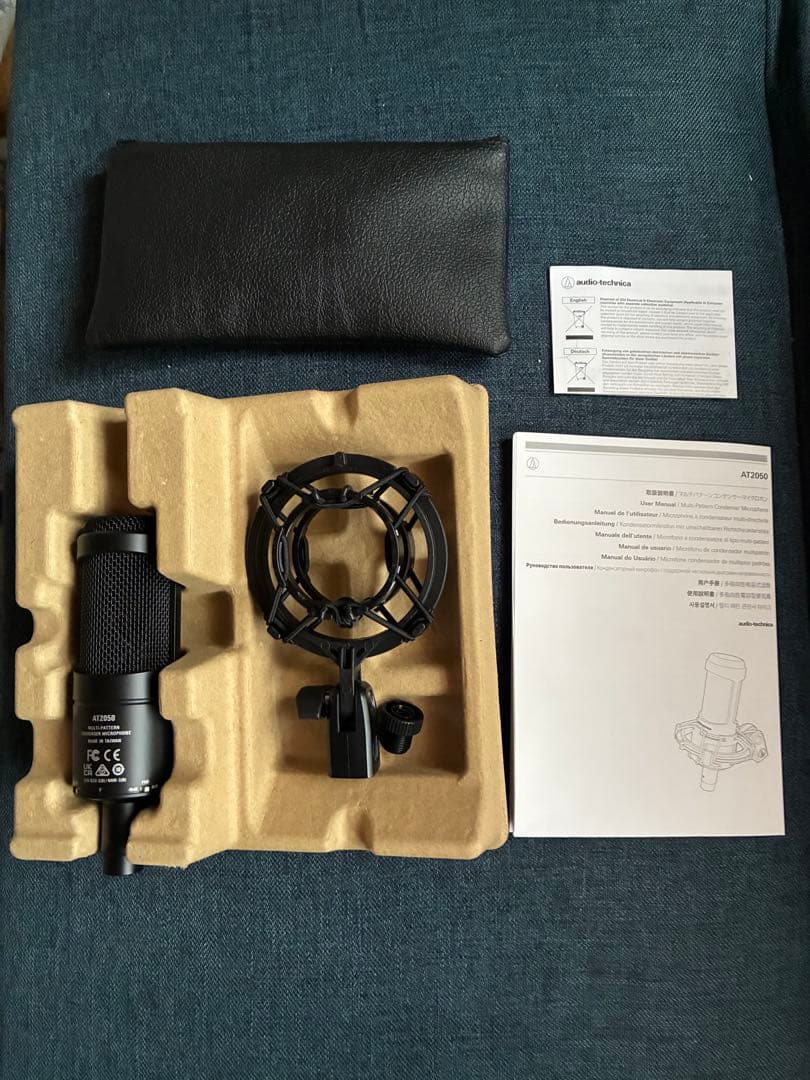 新品　audio-technica AT2050 コンデンサーマイク