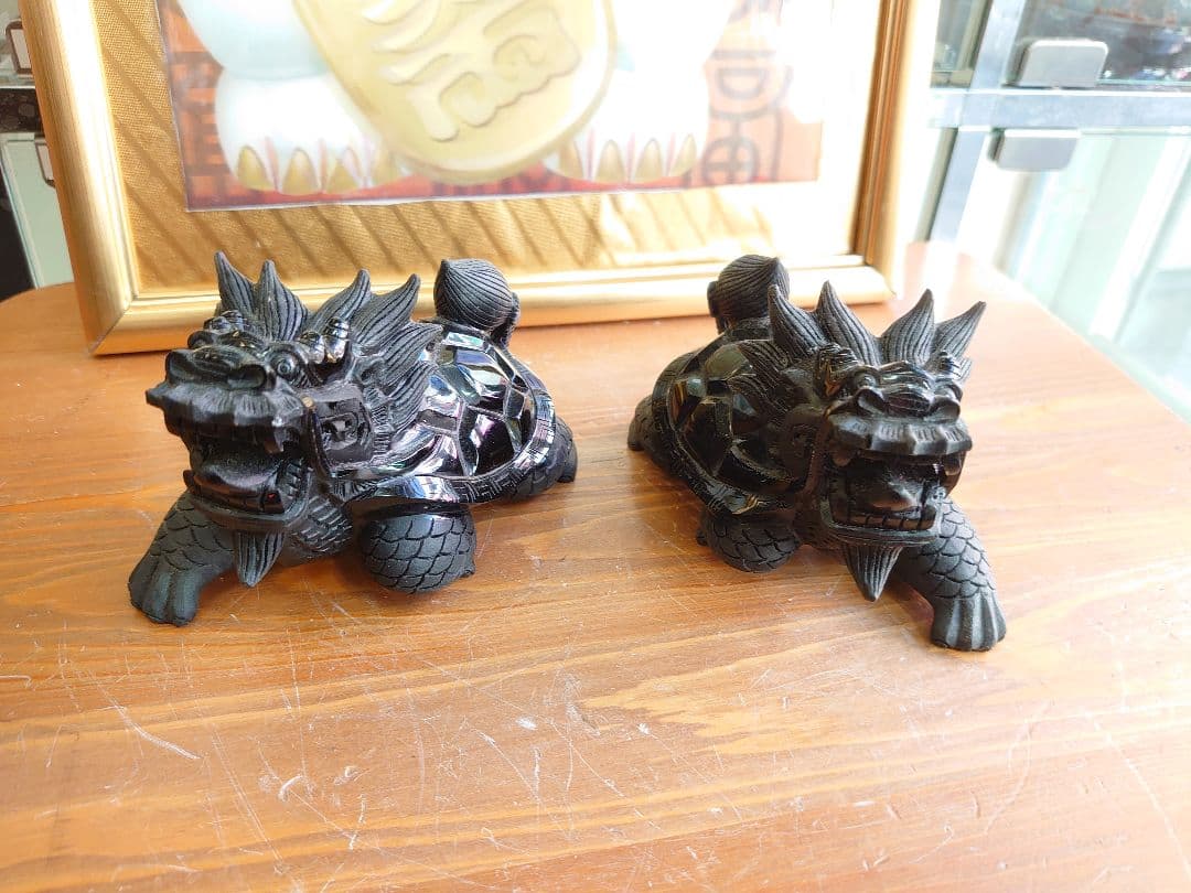 値下げしました❗️手彫りの木彫面「狸」 たぬき 木彫り