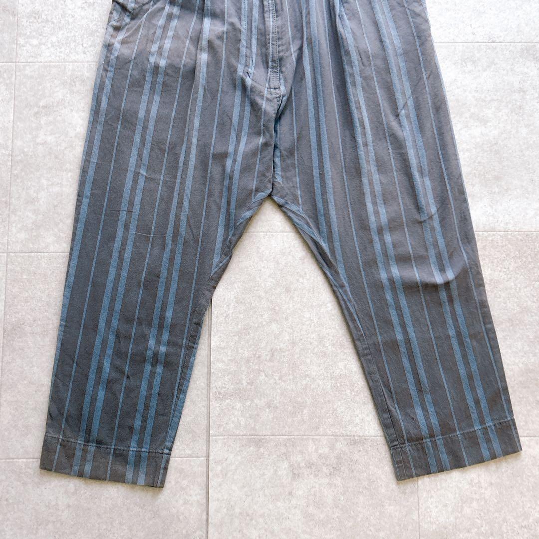 ヴィヴィアンウエストウッドレッドレーベル オーブ刺繍 ストライプ サルエルパンツ