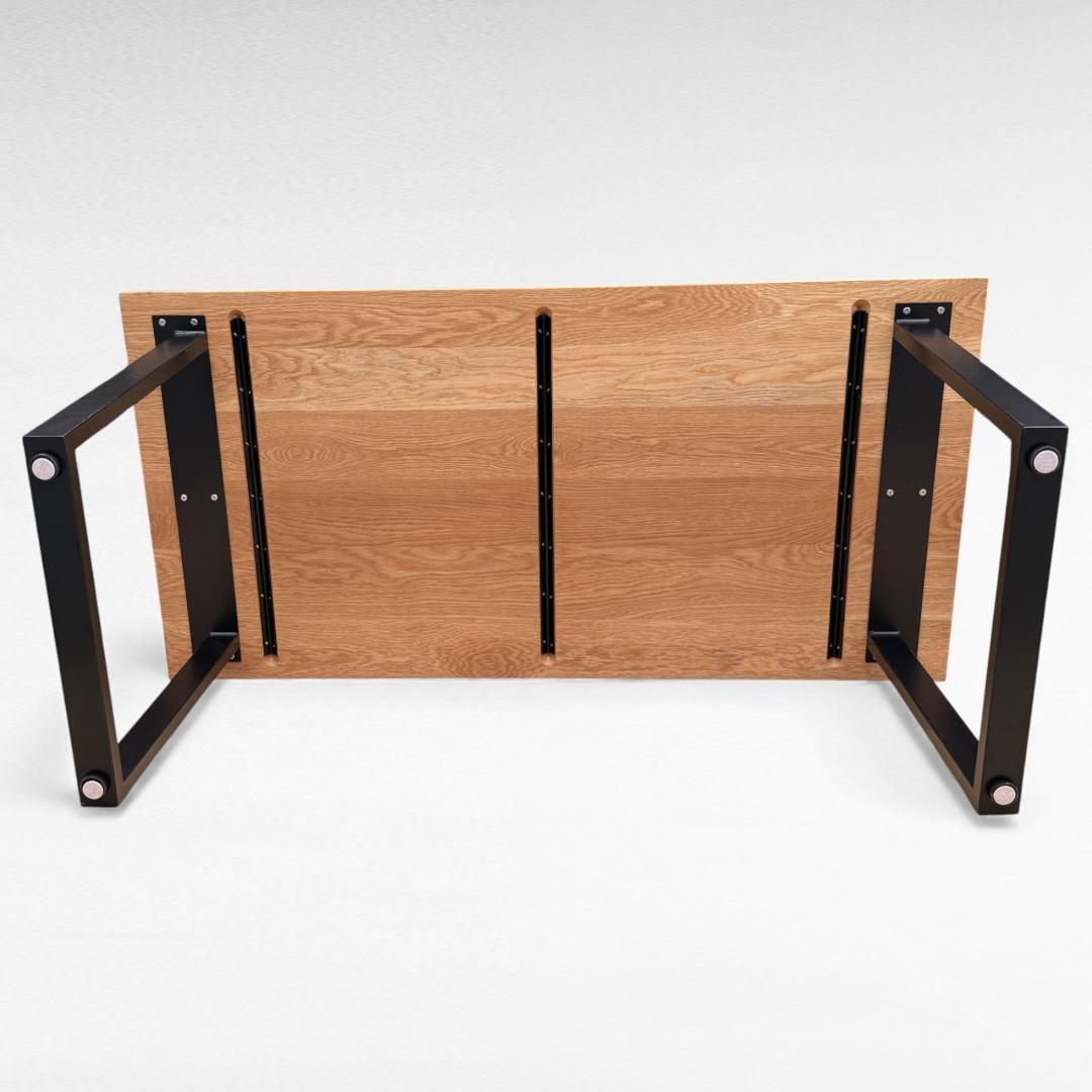 高野木工 グラム ダイニングテーブル160 オーク スチール 大川家具 状態良好