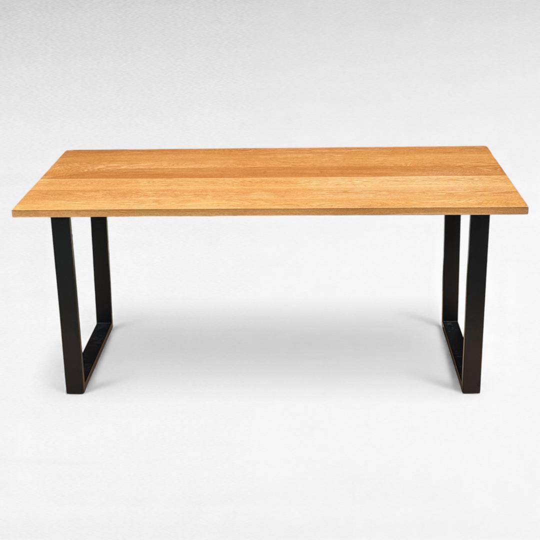 高野木工 グラム ダイニングテーブル160 オーク スチール 大川家具 状態良好