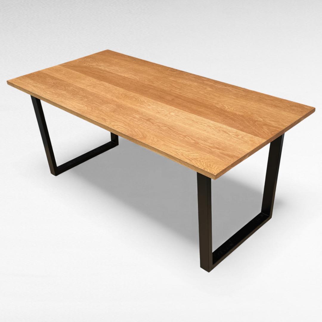 高野木工 グラム ダイニングテーブル160 オーク スチール 大川家具 状態良好