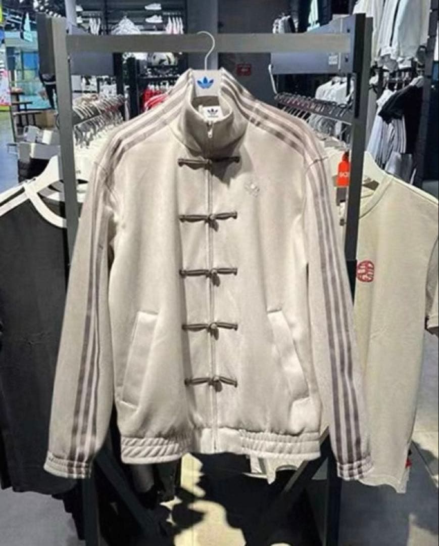 S 白　adidas originals アディダス　トラックジャケット　メンズ