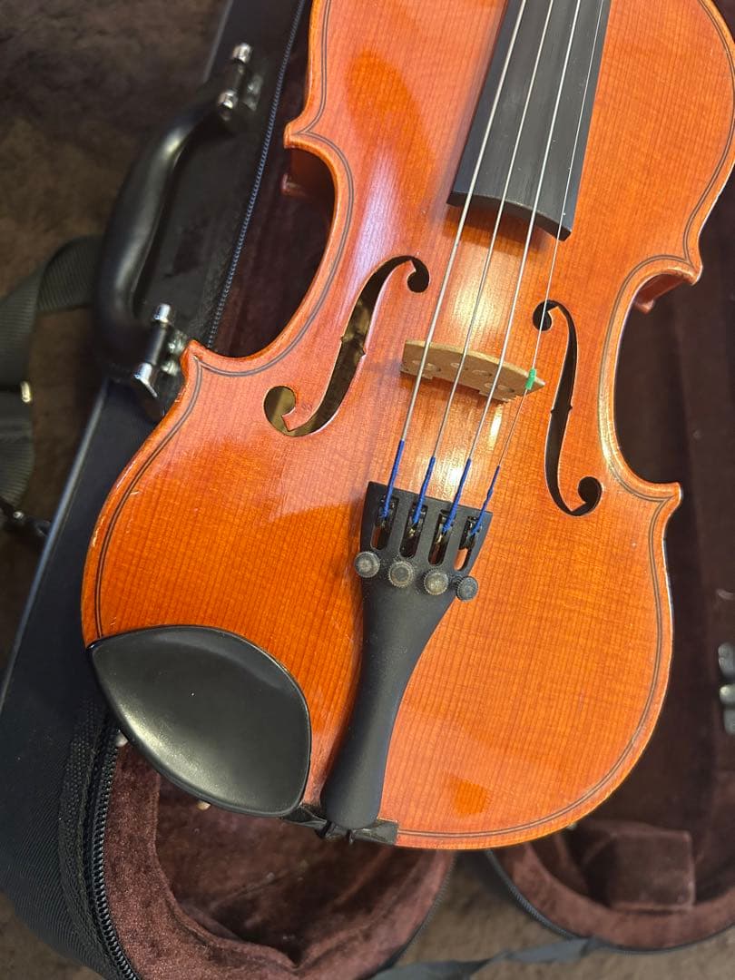 【高級モデル】スズキ製 1/8 バイオリン No.330 1994年製　ケース付