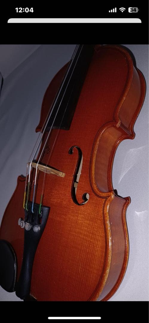 【高級モデル】スズキ製 1/8 バイオリン No.330 1994年製　ケース付