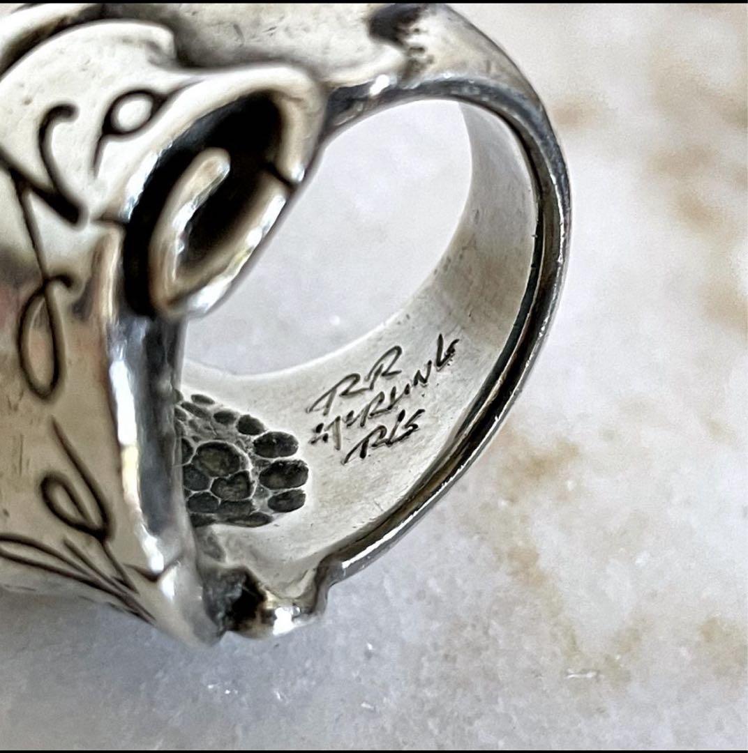 希少☆Rat Race ラットレース シルバー925 スカルヘッド 髑髏リング