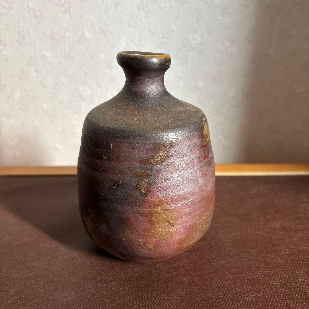 備前焼　徳利　日幡寿　備前焼伝統工芸士　美術品　陶芸 備前焼 徳利 日幡寿 備前焼伝統工芸士 美術品 陶芸 備前焼 徳利 日幡寿