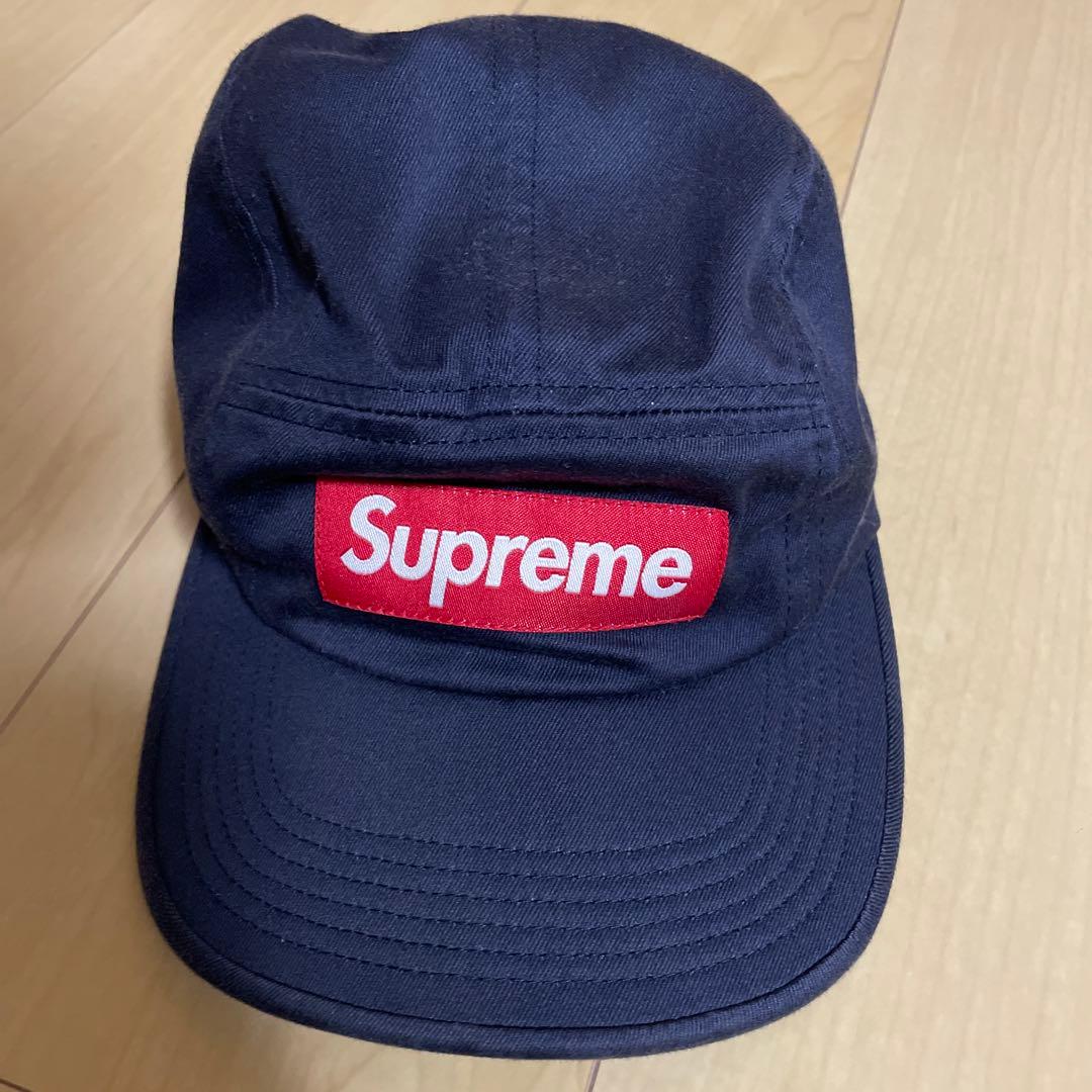 シュプリーム supreme ボックスロゴ キャンプキャップ