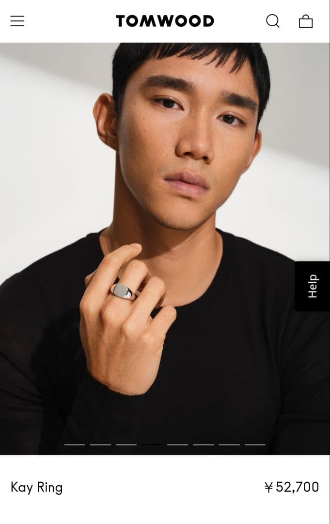 Tom Wood　Kay Ring　サイズ58(18号)　2025年5月購入
