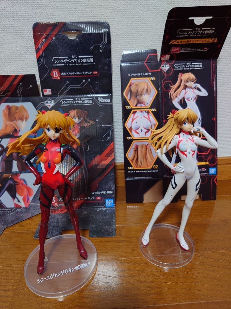 エヴァンゲリオン アスカ、綾波レイフィギュアセット