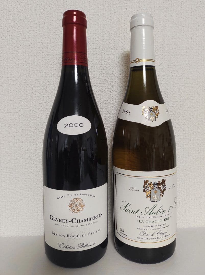 ジュブレ・シャンベルタン 2000 & サン・トーバン プルミエ・クリュ1991 ジュブレ・シャンベルタン 2000 & サン・トーバン プルミエ・クリュ1991