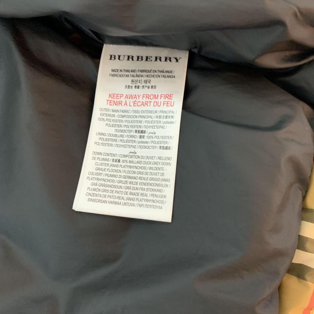 バーバリー　キッズ　チルドレン　ノバチェック　ダウン　フェンディキッズ　帽子