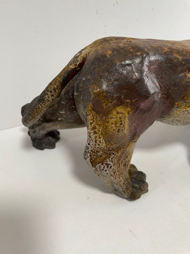 柴岡一海】備前焼 虎 縁起物 干支 置物 飾り物