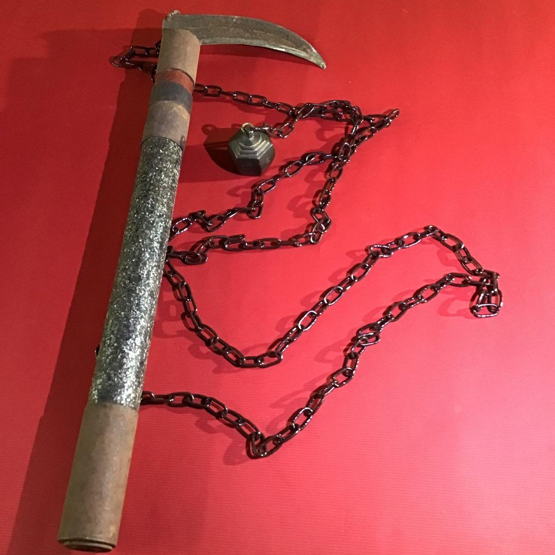 時代鎖鎌　青貝貼　(鎌に刃はありません). s4