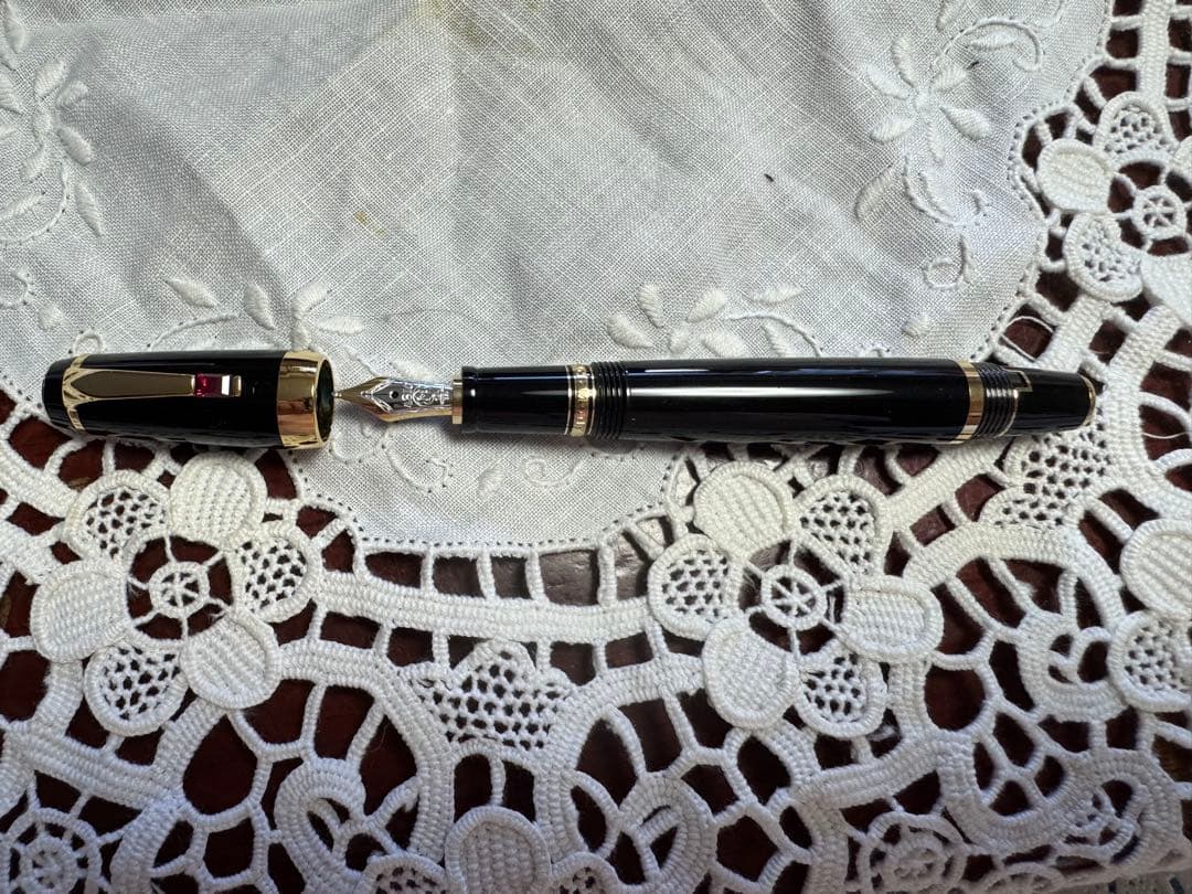 MONT BLANC 黒 万年筆 未使用