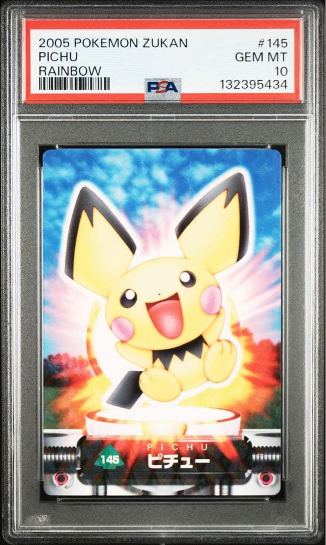 ピカチュウ　ライチュウ　ピチュー　ずかん psa10 連番