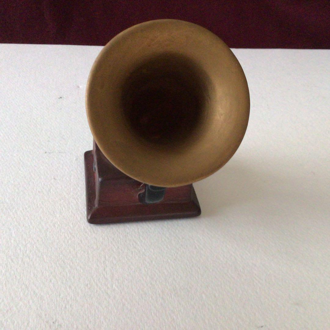 ふ*︎様 美品！ ニッパー犬と蓄音機の3点セット陶器製