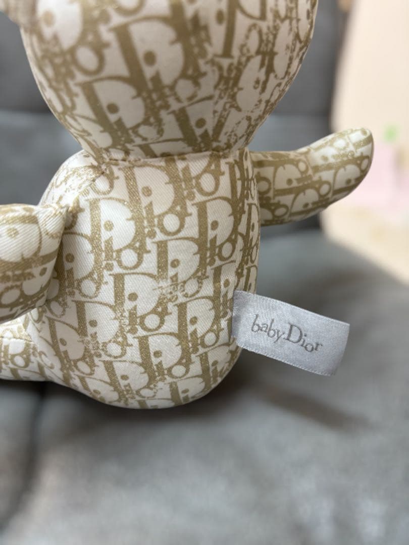 baby Dior ベア型ぬいぐるみ 約20cm