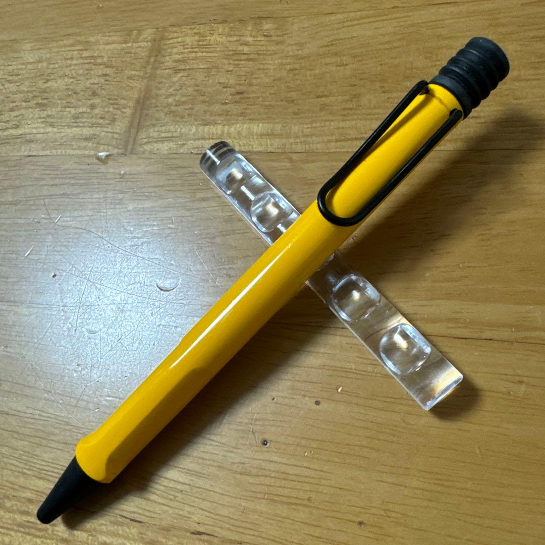 廃盤 LAMY ラミー Safari サファリ ボールペン 黄 旧型 黒クリップ
