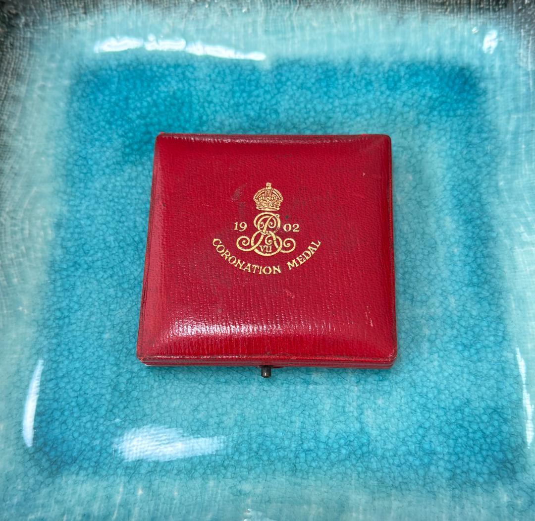 1902 イギリス エドワード アレクサンドラ コロネーション 大型 銀