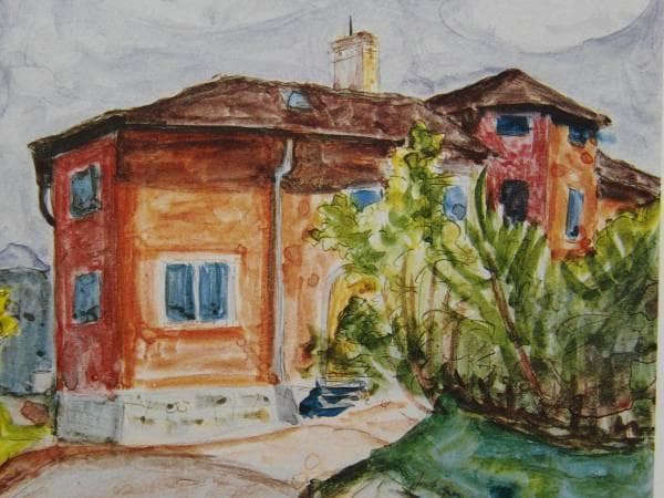 ヘルマン・ヘッセ、Hermann Hesse、ボートマー邸、希少画集・額装画