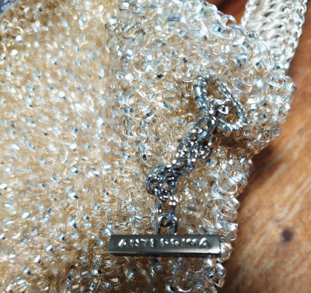 ANTE PRIMAゴールド ビーズ バッグ