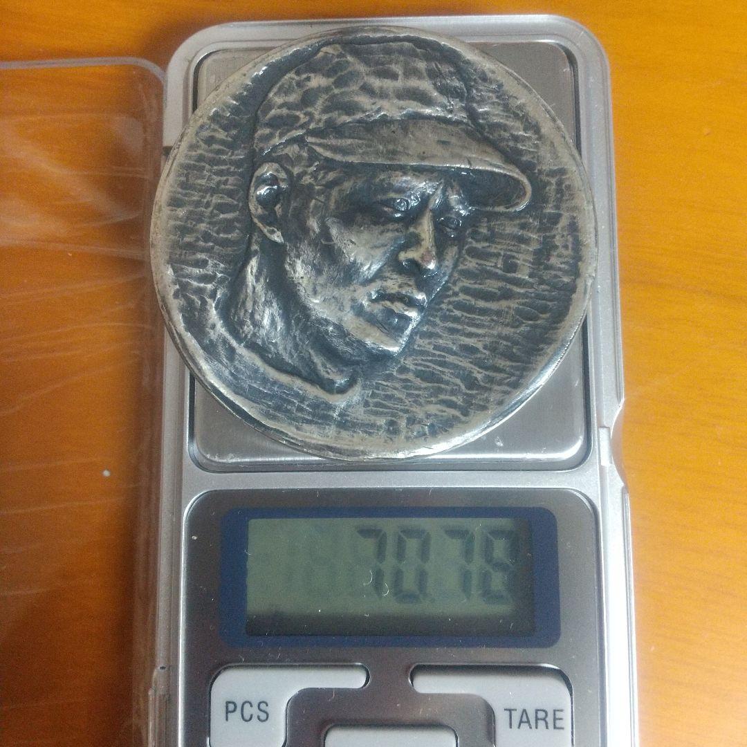 王貞治 大型記念銀メダル GOLDEN PLAYER'S MEDAL