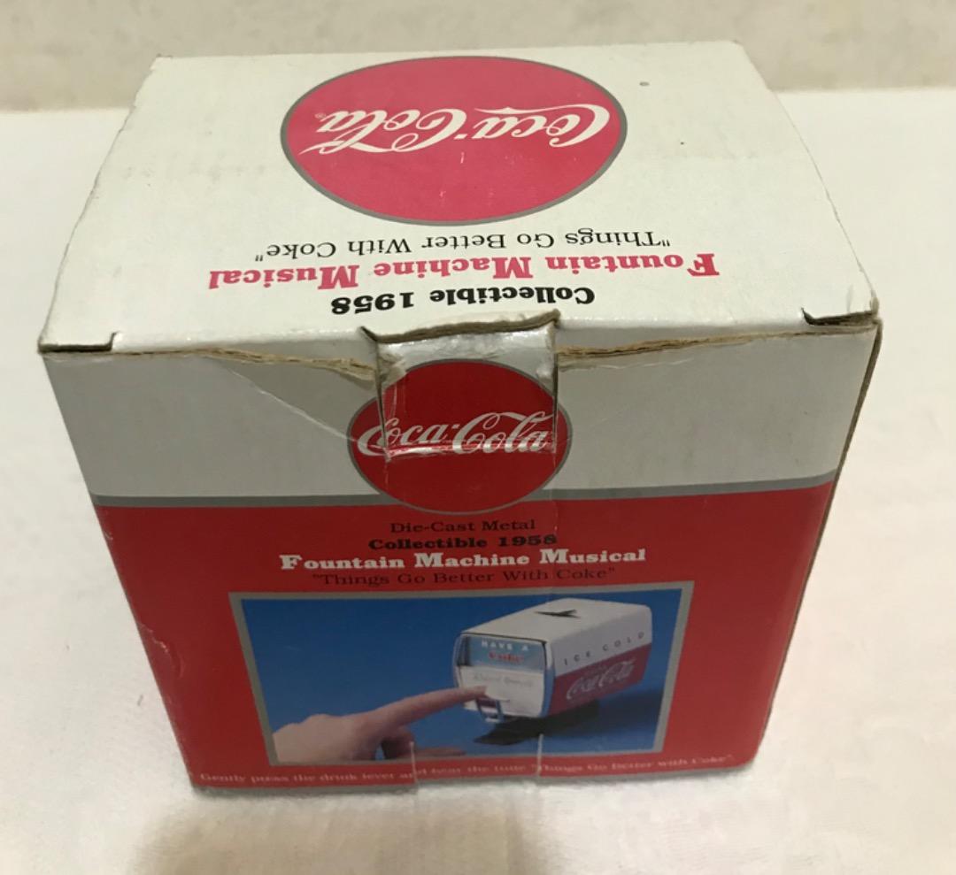 コカコーラ 1958 ファウンテンマシン ミュージカル エネスコ　箱・証明書付