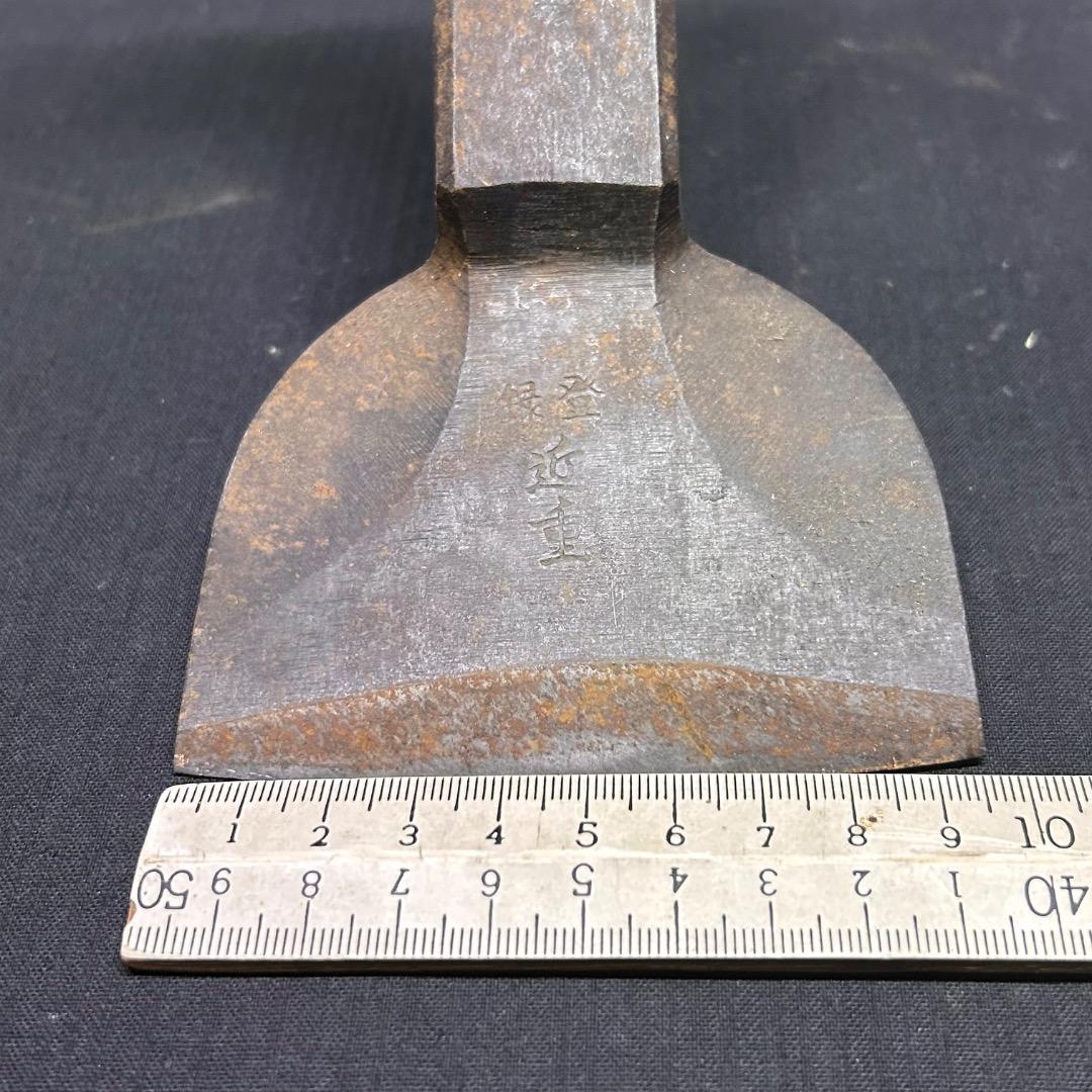 ▽Fc右1046 ちょうな ちょんな 古道具 古民具 大工道具 長期保管品