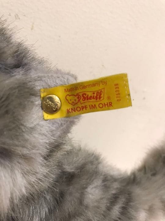 希少！アンティーク猫ちゃん　シュタイフ社　Wiskaskatze