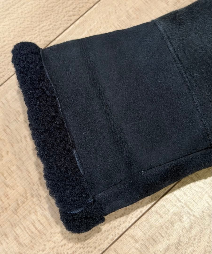 RHC ロンハーマン リアルムートン　ダッフルコートフード付き　ネイビー　M