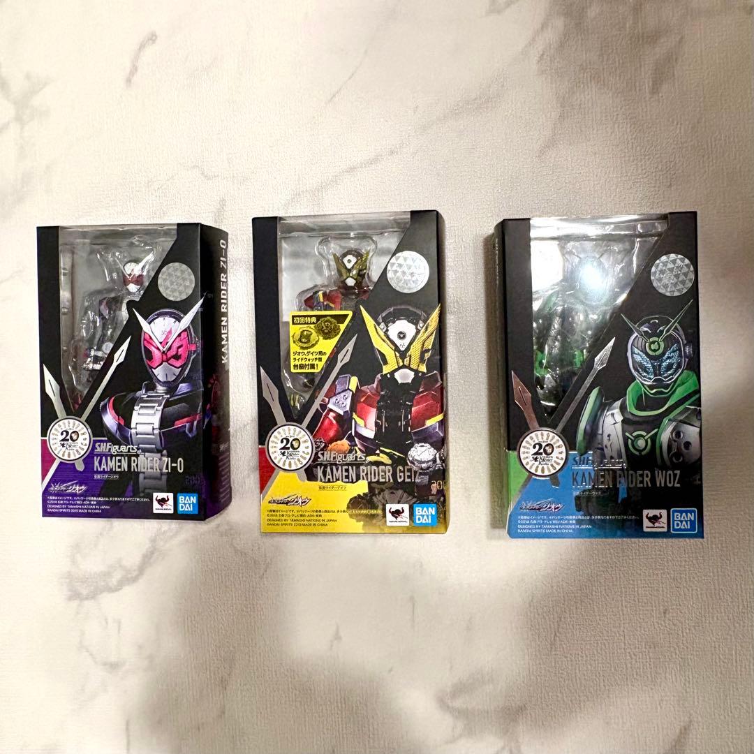 【台座付き】S.H.フィギュアーツ仮面ライダージオウ ゲイツ ウォズ 3体セット