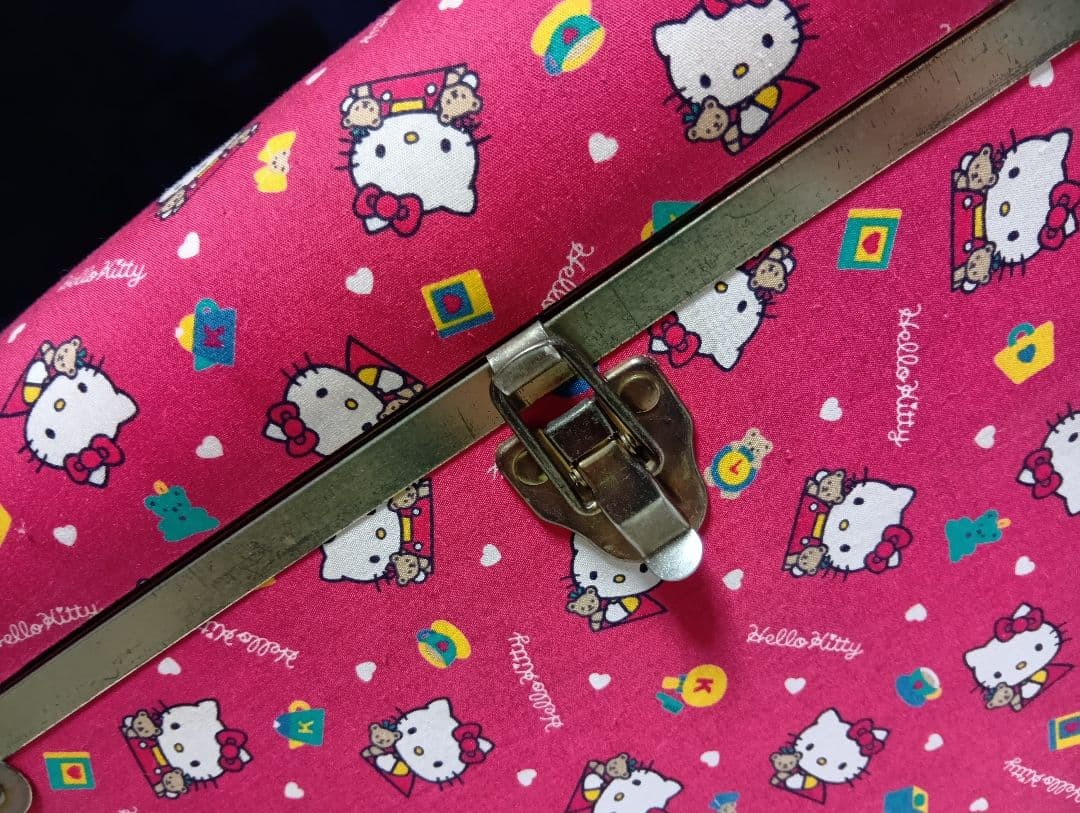 希少 1970's 初代 ハローキティ コレクション ボックス スツール