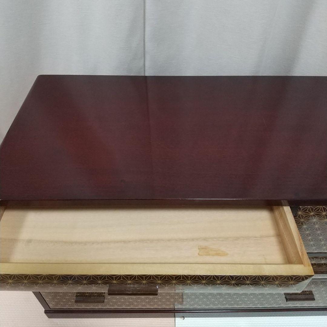 寄せ木細工 5つ引きタンス