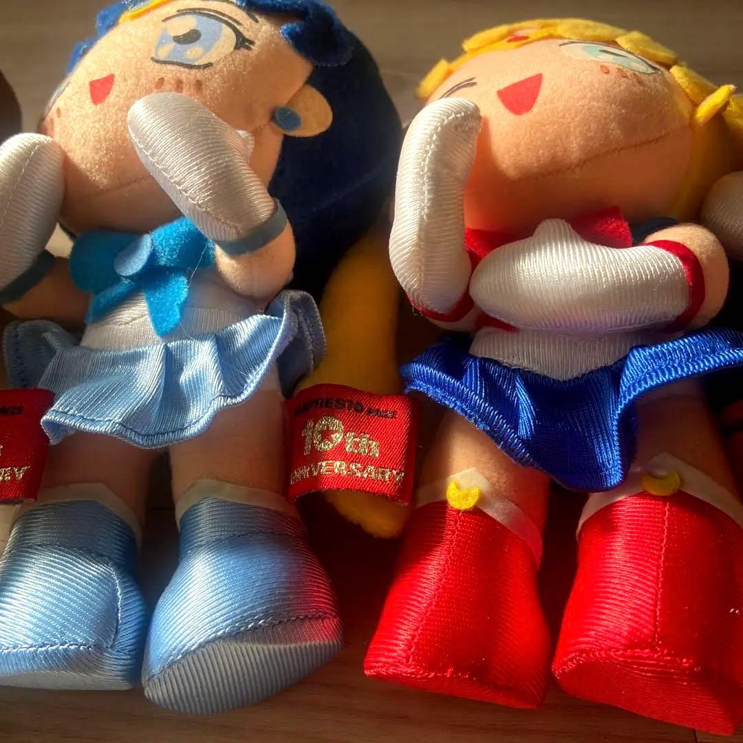 セーラームーン 10周年記念ぬいぐるみ 非売品　希少レア平成レトロ限定グッズ