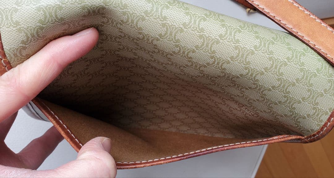 【CELINE】ショルダーバック マカダム PVC トリオンフ オールドセリーヌ