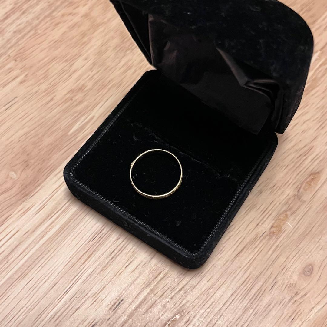 un by tomoyoyoshida K18YG ブライダルリング 9.5号