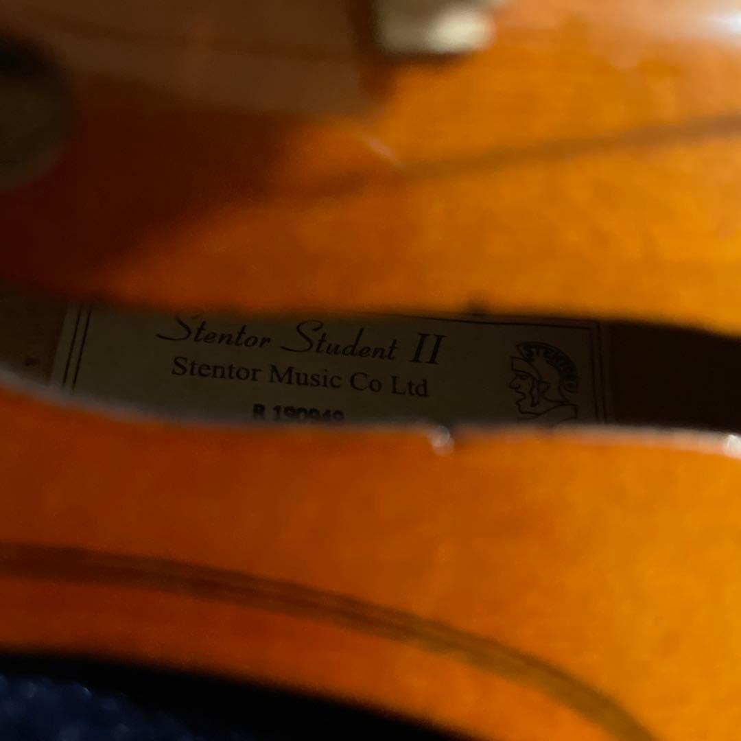 Stentor student II 1/2オレンジバイオリン 本体 ケース付き