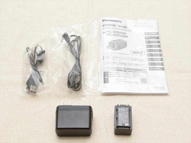 スマホ転送！美品！Panasonic HC-W590M　ビデオカメラ