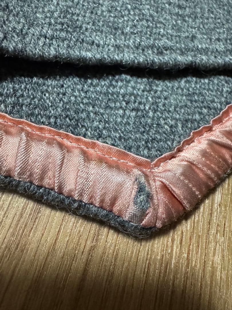 雰囲気抜群 ORTEGA'S オルテガ チマヨベスト くるみボタン 36 グレー