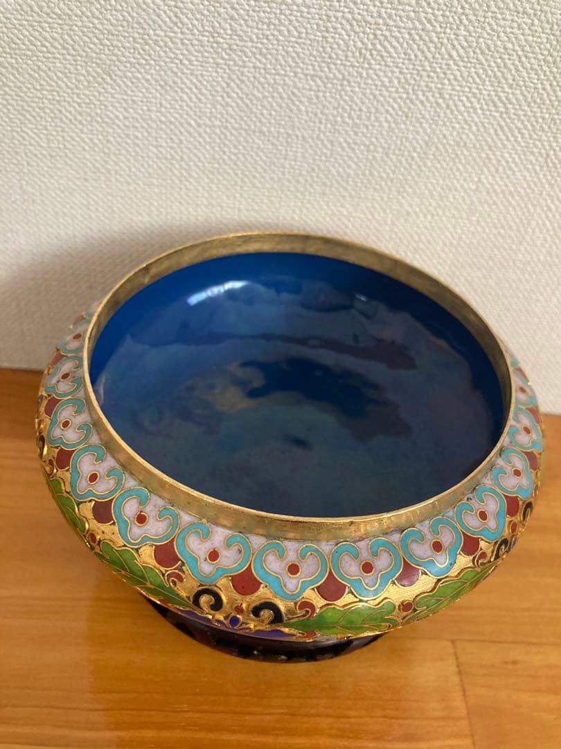 七宝焼　香合　小物入れ　トレー