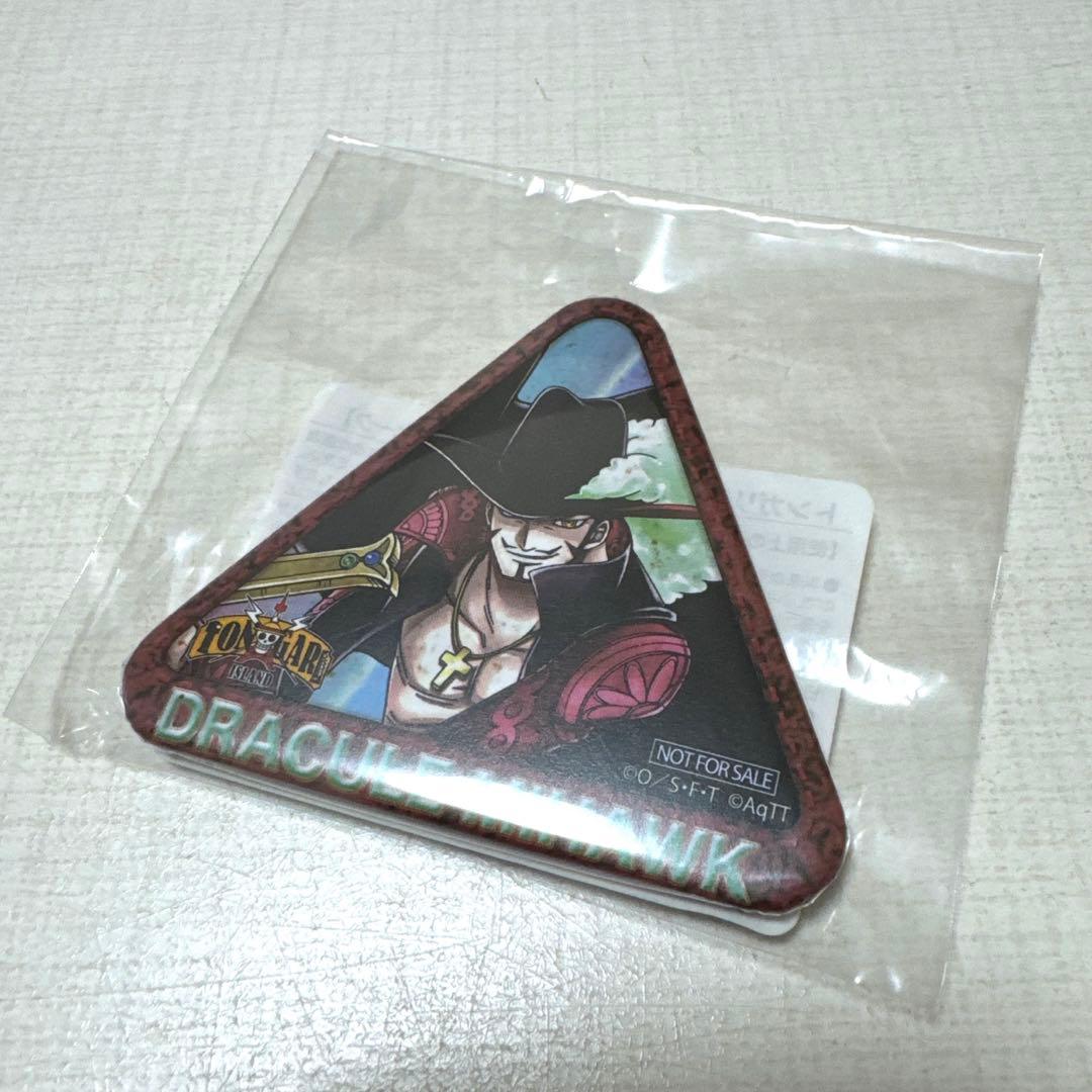 ワンピースタワー限定 トンガリ缶バッジ ジュラキュール・ミホーク 非売品 未開封