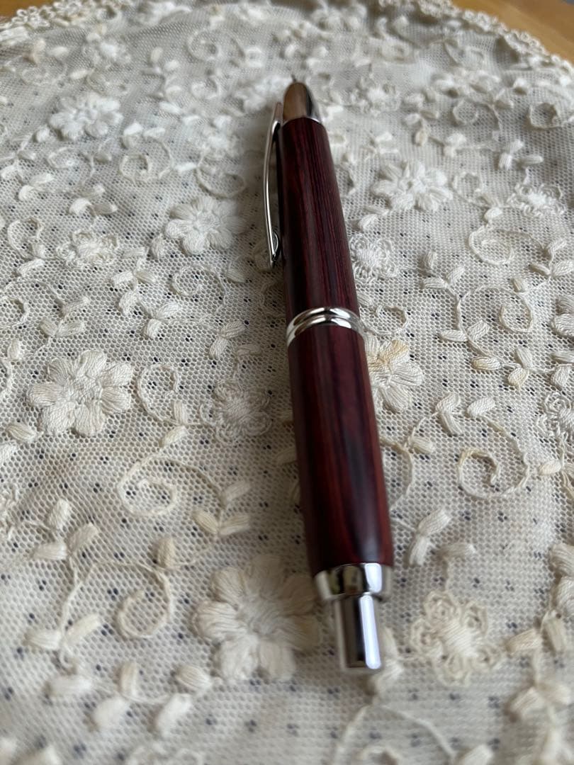 pilot キャップレス k18木製 万年筆 M