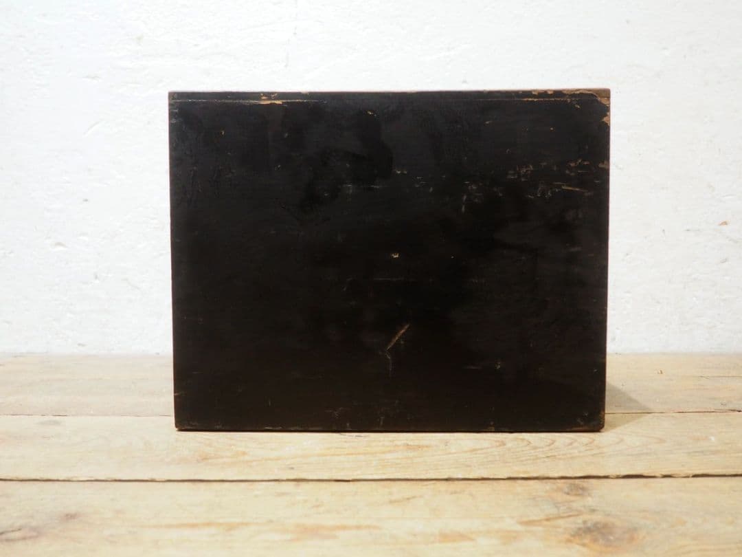 1274 シックな色合いの収納箱 小引き出し 裁縫箱 古家具 レトロ ケース