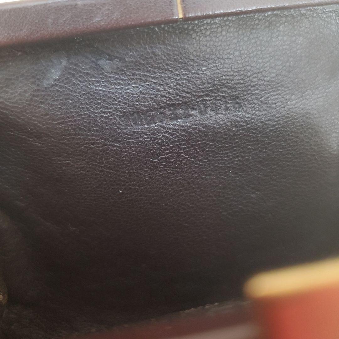 ⭐極美品⭐GUCCI　GG　木使用　ガマ口　財布　小銭入れ　ウォレット