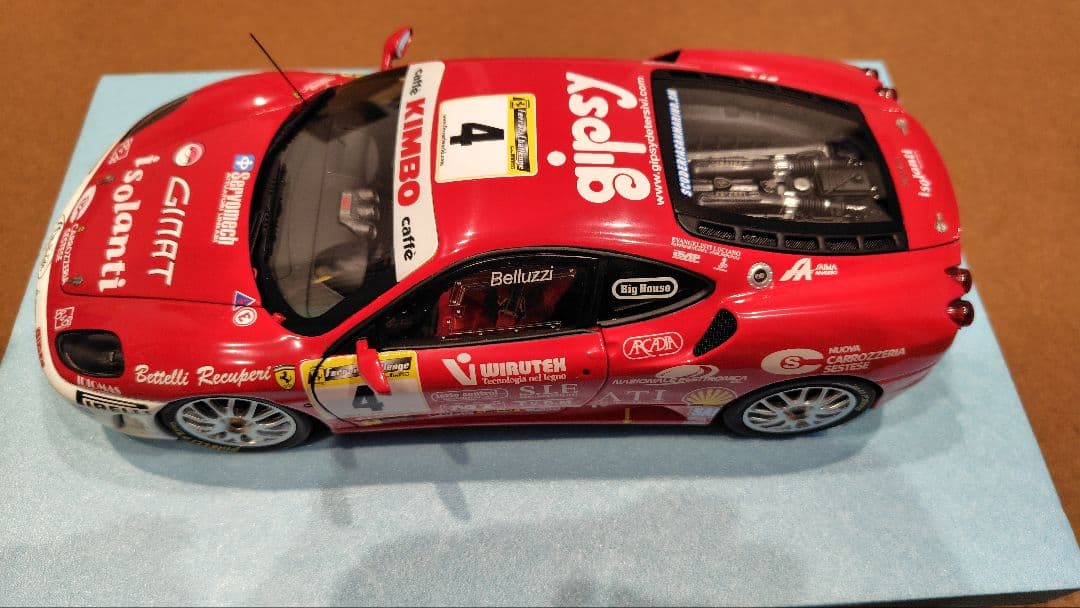 フェラーリ　1/18　F430　ミニカー　マテル