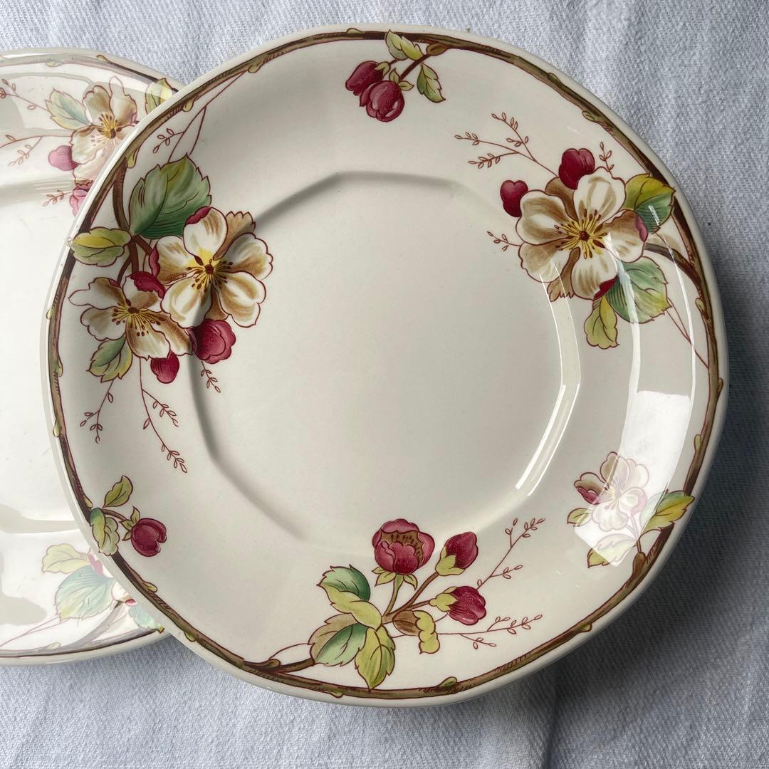 ドイツヴィンテージビレロイボッホportobelloプレート2点ブロカント