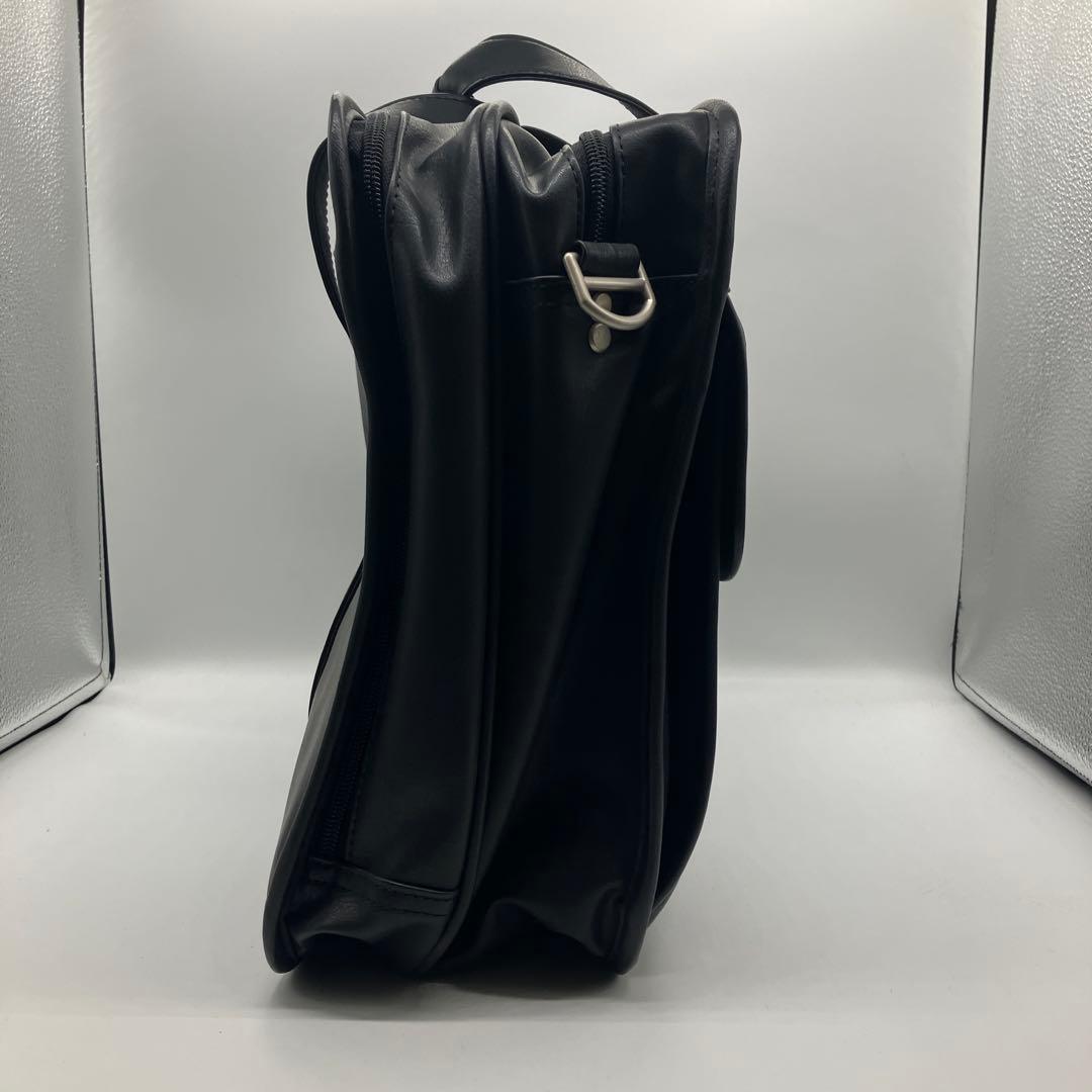 1498 極美品　ANA ビジネスバッグ　2way レザー　ブリーフケース　黒