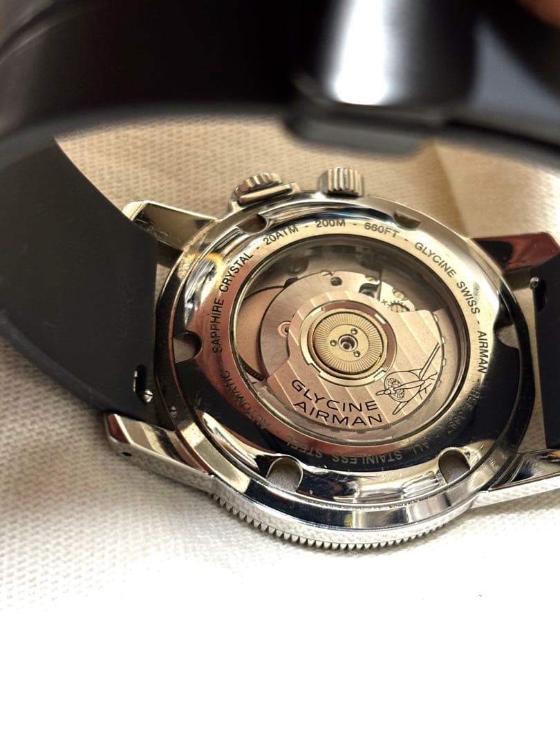 グリシン エアマンBase22 GMT 現品のみ　GLYCINE